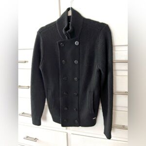 🆕 Marciano mens sweater jacket in black size medium